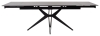 Стол FORIO 160 MATT BLACK MARBLE SINTERED STONE, BLACK