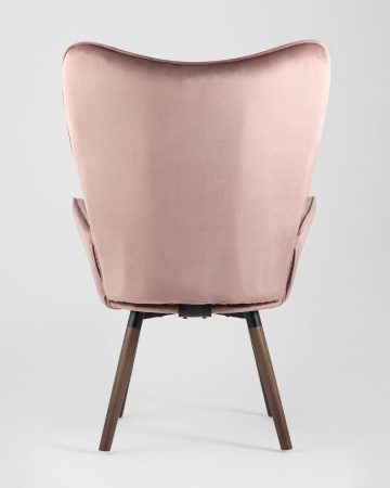 Стул Гранд велюр розовый