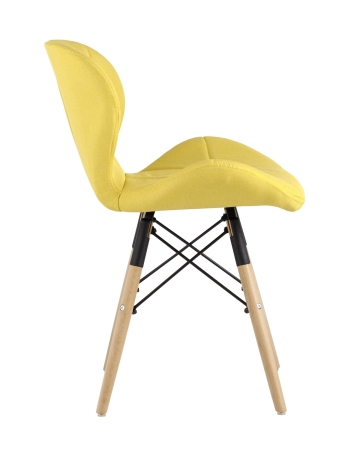 Стул Бон рогожка желтый