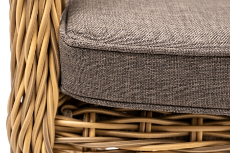 "Цесена" кресло плетеное из искусственного ротанга, соломенный