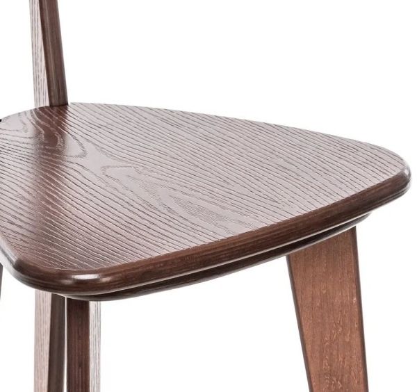 Стул барный 4 ножки прямые орех