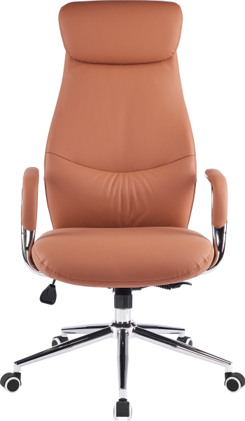 Кресло руководителя Bell экокожа коричневый Кресло руководителя Bell экокожа коричневый