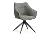 Стул на металлокаркасе Kansas серый, graphite серый, черный