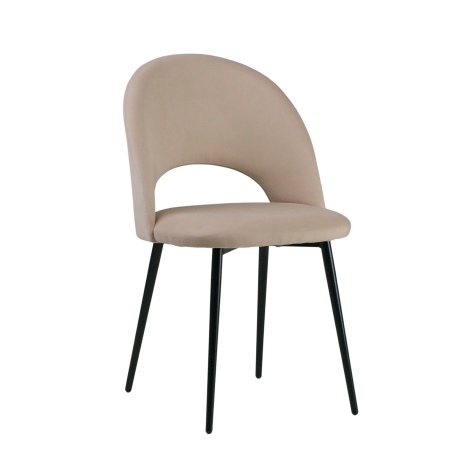 Стул Джексон бежевый велюр velutto 18