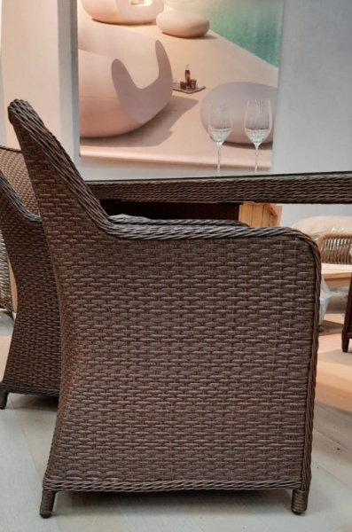 Кресло плетеное с подушками Tagliamento Barcelona Кресло плетеное с подушками Tagliamento Barcelona