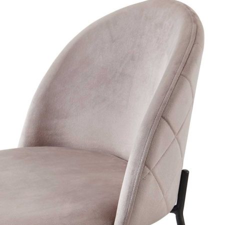 Стул C-962 бежевый G062-14, матовый черный