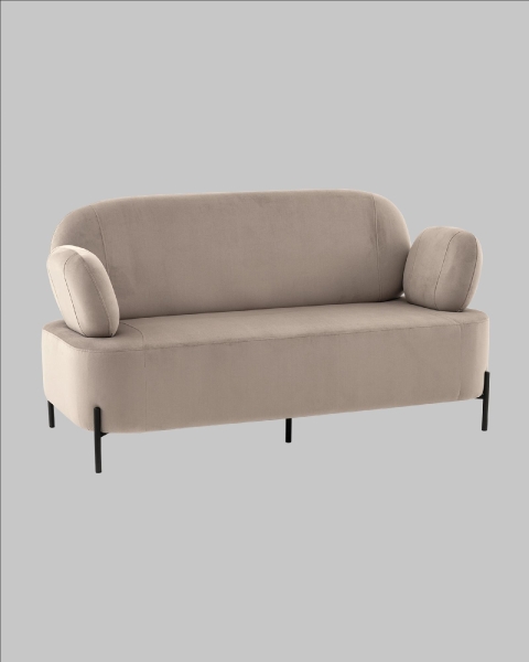 Диван Кэнди велюр светло-серый Диван Кэнди велюр светло-серый