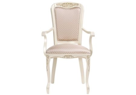 Стул деревянный Клето патина золото, ромб