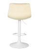 Стул барный TAILOR белый, бежевый велюр MJ9-10