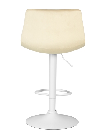 Стул барный TAILOR белый, бежевый велюр MJ9-10