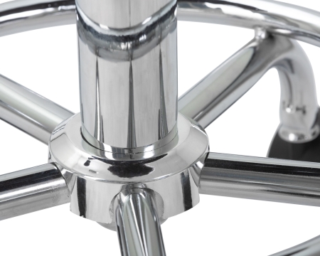 Табурет мастера BILLY черный, хромированный Табурет мастера BILLY черный, хромированный