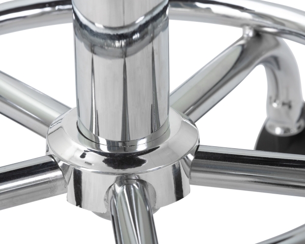 Табурет мастера BILLY черный, хромированный Табурет мастера BILLY черный, хромированный