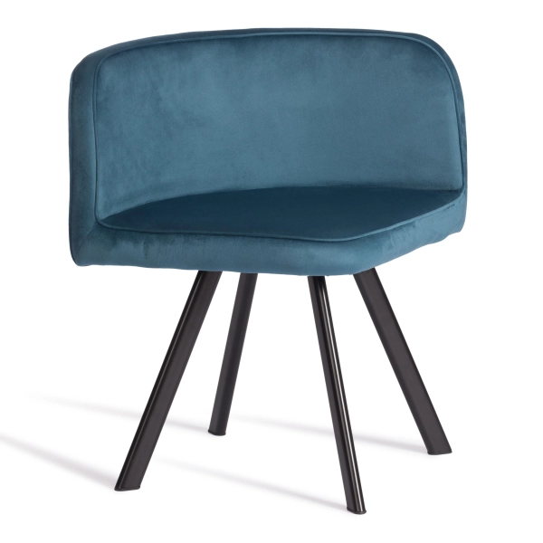 Комплект (стол, 4 стула) QUADRON (mod. PT14) синий