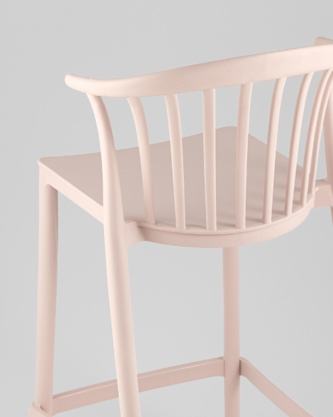 Стул полубарный Campo пластик бежевый