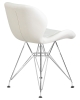 Стул обеденный BUTTERFLY ножки хром, белый