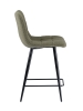 Стул полубарный Base экомех зеленый HUSH 617 60см