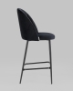 Стул полубарный Логан SN велюр черный