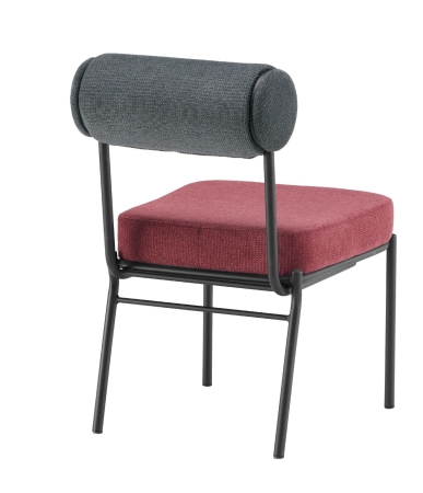 Стул обеденный Ponpoun темно-серый бордо