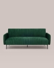 Диван прямой Дрезден велюр зелёный Диван прямой Дрезден велюр зелёный