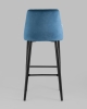 Стул полубарный лофт Альтрон с деревянным сиденьем