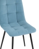 Стул Oliver велюр пыльно-голубой