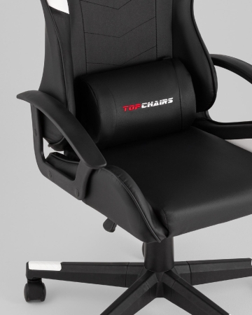 Кресло спортивное Warden TopChairs черно-белый