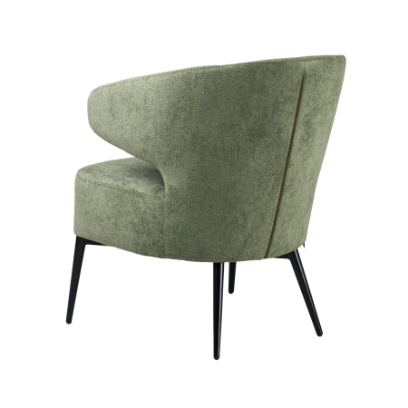 Кресло Робби букле зеленый MOSS 615