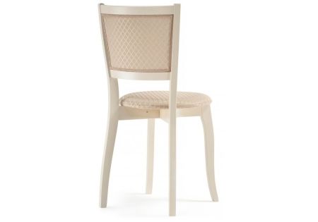 Стул деревянный Валери молочный, ромб