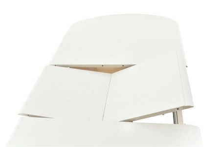 Стол "Прага 110" раздвижной 1100х700 тон 9 эмаль белая