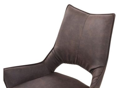 Стул DC1241 коричневый, черный