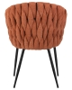 Стул обеденный MATILDA оранжевая ткань LAR 275-27 Стул обеденный MATILDA оранжевая ткань LAR 275-27
