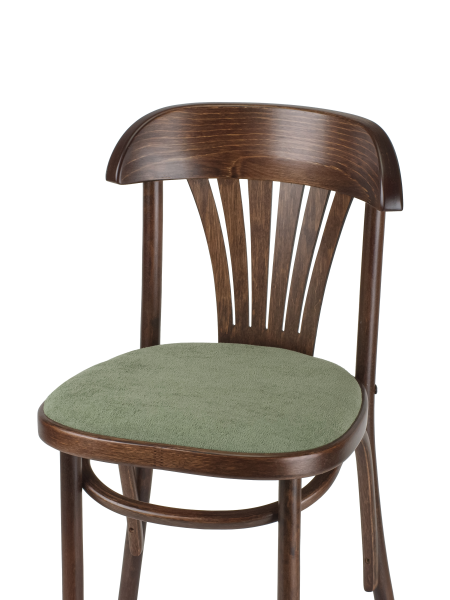 Стул Астра темный тон, букле зеленый MOSS 615