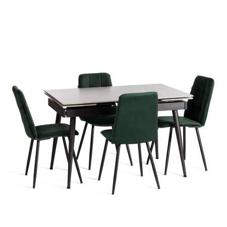 Стул обеденный Asti зеленый велюр