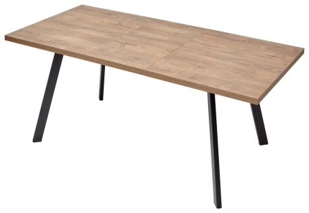 Стол BRICK M 120 дуб канзас, черный