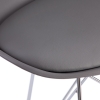 Стул TULIP IRON CHAIR (mod.EC-123) металл и пластик, 54.5*48*83.5 см, серый