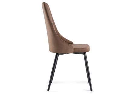 Стул деревянный Нараьян велюр velutto 23, черный