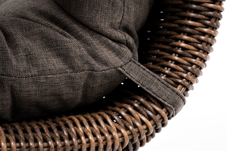 "Толедо" кресло плетеное с подушками, коричневый