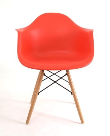 Кресло Eames 620-PL красный 05