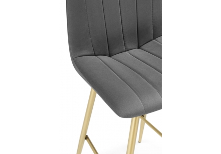 Барный стул Дани Мини темно-серый (zd 995), золотой np