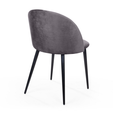 Стул Thomas бархат серый