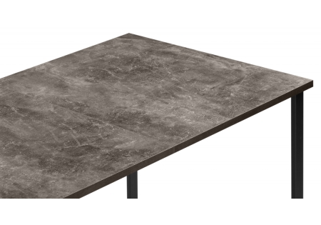 Стол деревянный Лиман 117 (157) x 77 бетон темный, черный матовый Стол деревянный Лиман 117 (157) x 77 бетон темный, черный матовый