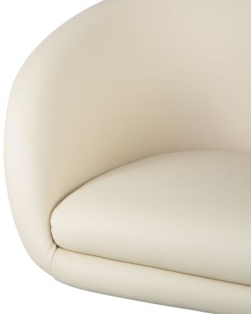 Офисное кресло для персонала BOBBY кремовый