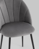 Стул Логан NEW велюр серый