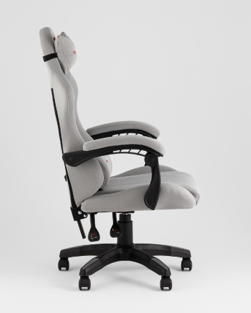 Кресло спортивное TopChairs Druid серый ткань