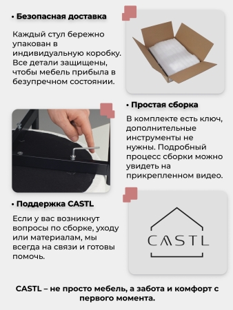 Стул Maso велюр синий, белые ножки