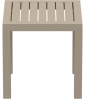 Столик пластиковый журнальный Ocean Side Table бежевый фото в интернет-магазине Stoolmarket