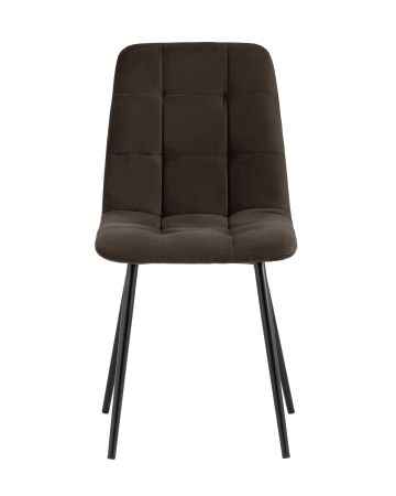 Стул Oliver велюр темно-коричневый