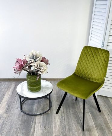 Стул DAIQUIRI BLUVEL-75 олива велюр