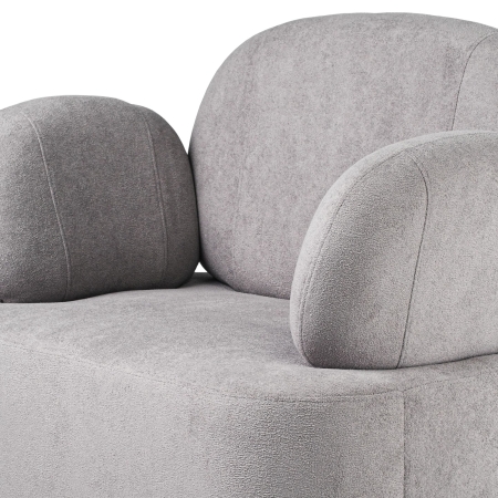 Кресло Джой букле серый MOSS 960