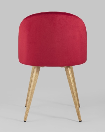 Стул Лион велюр красный